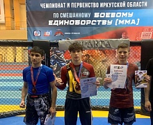 Спортсмены Усольского района выступили на чемпионате и первенстве Иркутской области по смешанному единоборству