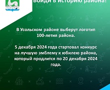 В Усольском районе выберут логотип 100-летия района.