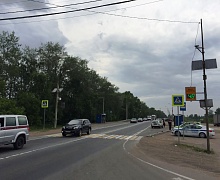 В Усолье-Сибирском на федеральной автодороге водитель иномарки наехал на пожилую женщину