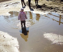 В Усолье весенний потоп