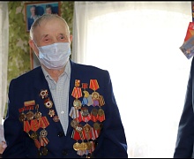 В Усольском районе поздравили участников Великой Отечественной войны с Днём Победы