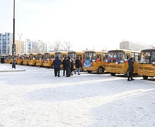 Усольский район получил два новых школьных автобуса