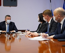 Губернатор Игорь Кобзев провел рабочую встречу с депутатами Государственной Думы РФ от Иркутской области