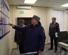Начальник ГУ МВД России по Иркутской области посетил усольский отдел полиции 