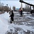 Будем помнить: юные усольчане очистили от снега мемориальный комплекс