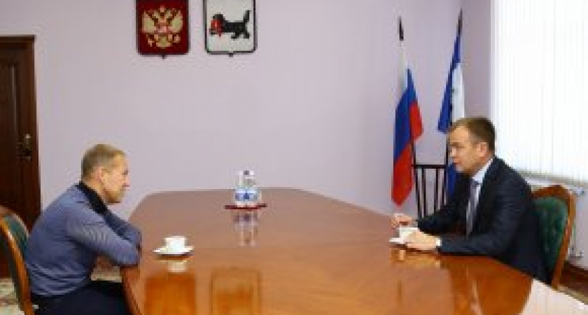 Сергей Ерощенко провел рабочую встречу с Андреем Луговым