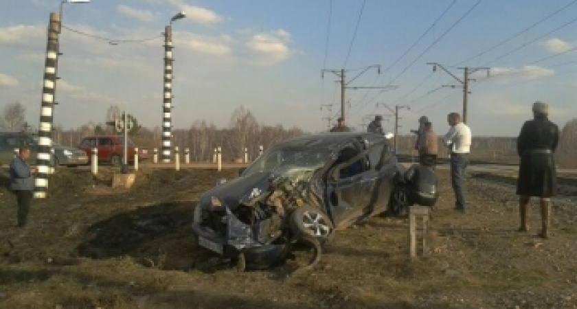 В Приангарье «Тойта» столкнулась с грузовым поездом