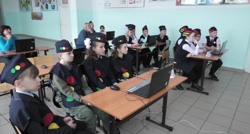 В Усолье-Сибирском юные знатоки правил дорожного движения приняли участие в интерактивной игре
