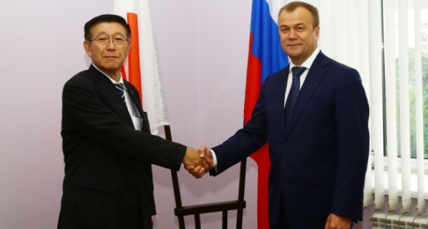 Врио губернатора Иркутской области Сергей Ерощенко обсудил вопросы взаимодействия с делегацией из Японии