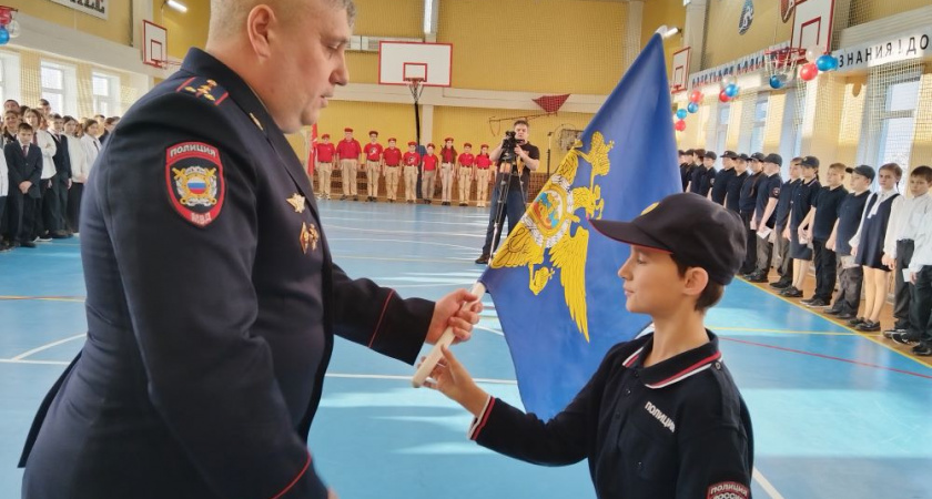Открытие класса МВД в Усольском районе