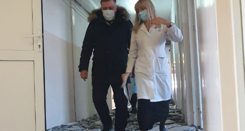 В детском стационаре Усольской городской больницы начался капитальный ремонт