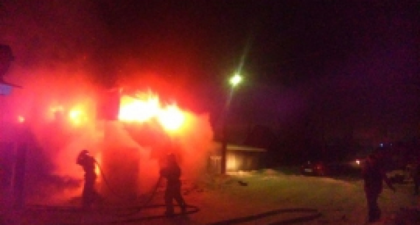Пожар в Новожилкино
