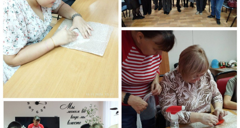 В Управлении соцзащиты состоялся мастер-класс, посвящённый Дню матери