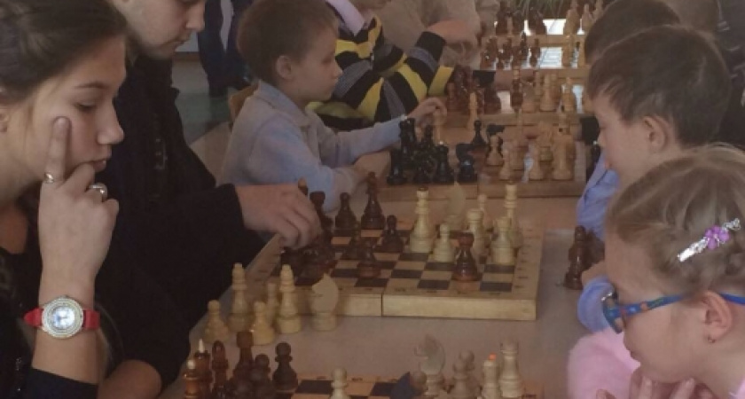 Отцы и дети на шахматном турнире