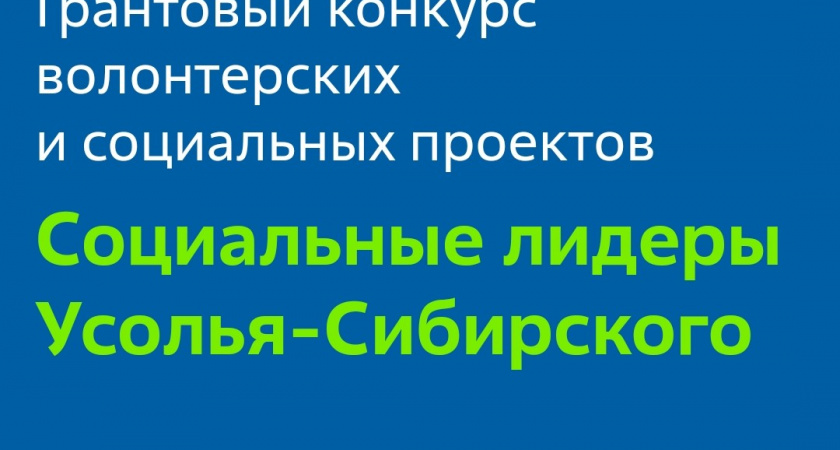 В Усолье-Сибирском проходит грантовый конкурс "Социальные лидеры" 