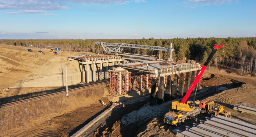 Продолжаются работы по строительству автодороги в обход Усолья-Сибирского