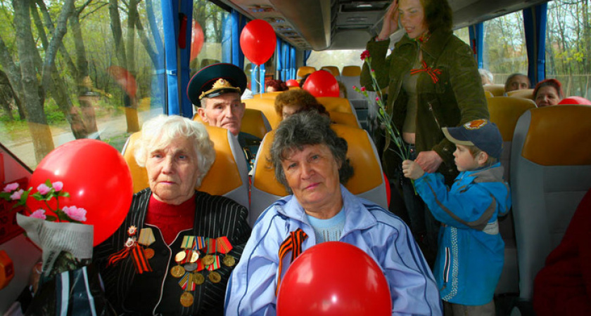 С 3 по 12 мая – для ветеранов великой отечественной войны бесплатный проезд в общественном городском транспорте