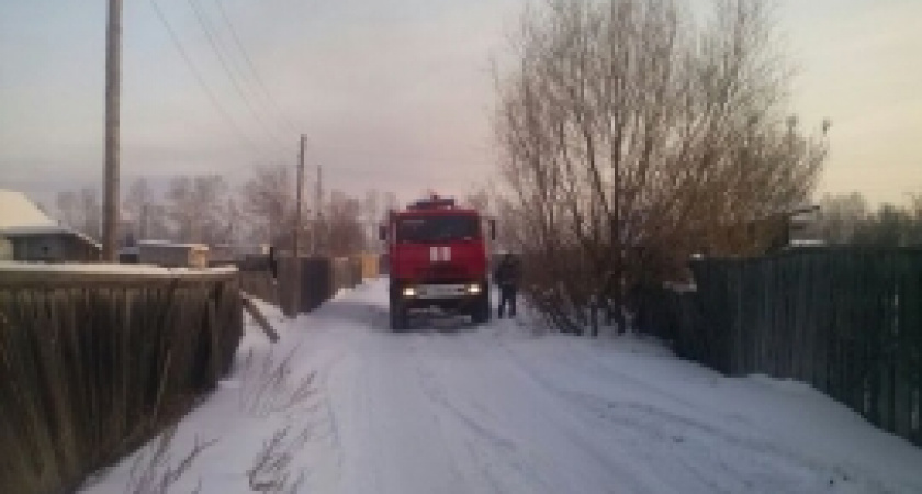 Пожар в Усольском районе