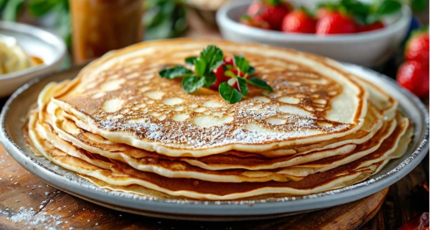 Фото к статье: Вливаю это в тесто перед мукой: блины получаются ажурные и вкусные - даже тоньше листа бумаги