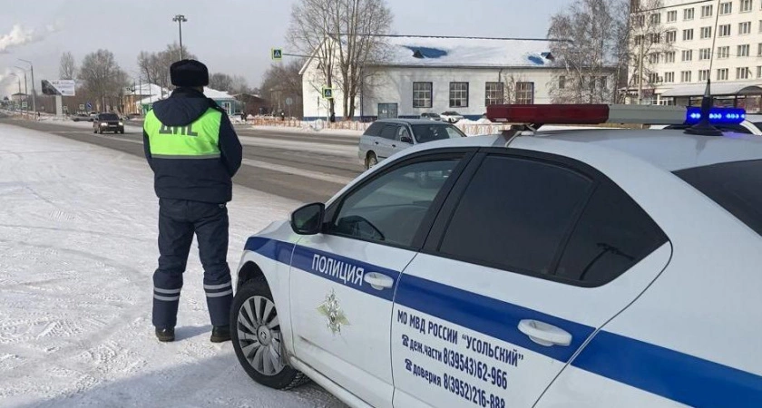 Фото к статье: Госавтоинспекция в Усолье-Сибирском и Усольском районе провела серию мероприятий по улучшению дорожной обстановки