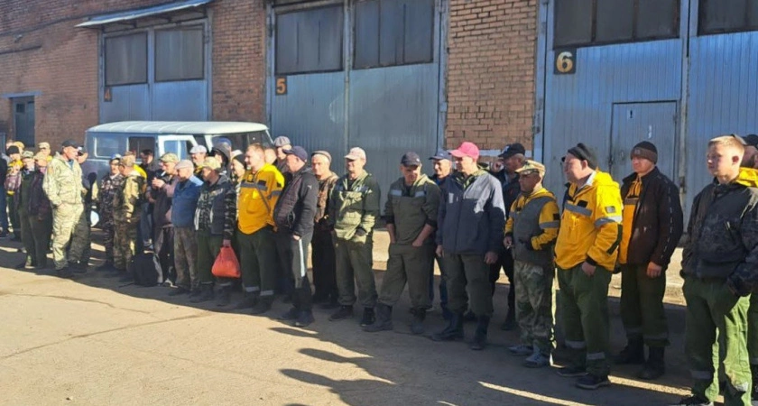 Фото к статье: Иркутская область помогает соседям в борьбе с огненной стихией