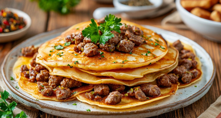 Почему блинчики с мясом всегда получаются сочные внутри, а у других опытных хозяек нет: не хвастаюсь, просто делюсь секретом