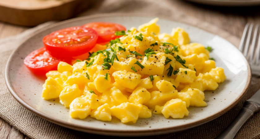 Вкуснее яичницы и омлета! Готовим французский скрамбл — завтрак всего за 10 минут