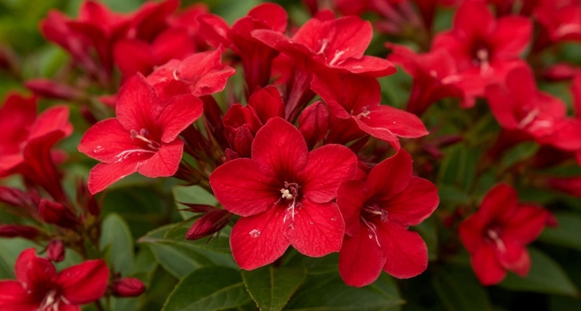 Титулованная красавица, неустанно цветущая с мая по октябрь: восхитительный многолетник весь сезон радует пышными алыми цветами