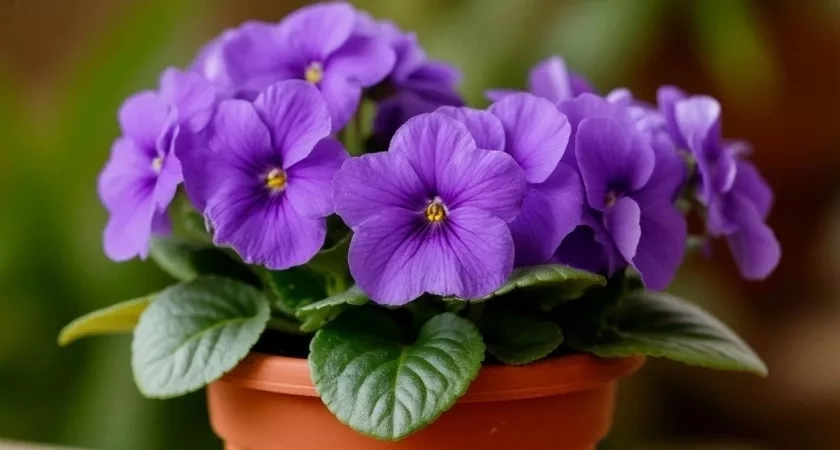 Лью в горшок в августе — и фиалка становится неотразимой: цветёт так, словно на выставку готовится — бутонизация будет эталонной