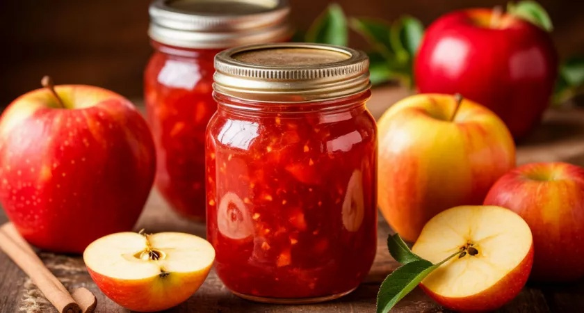 Готовлю прозрачное яблочное варенье за 15 минут активной работы. Дольки остаются целыми без всяких заморочек с содой