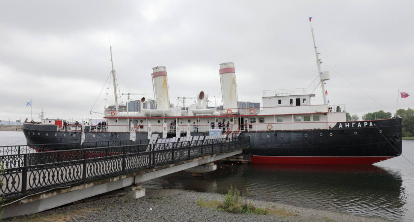 В Иркутской области легендарный ледокол отмечает 125 лет службы сибирской земле