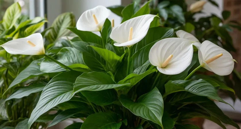 Не выбрасывайте, а закопайте в землю: ваш спатифиллум начнет цвести как бешеный