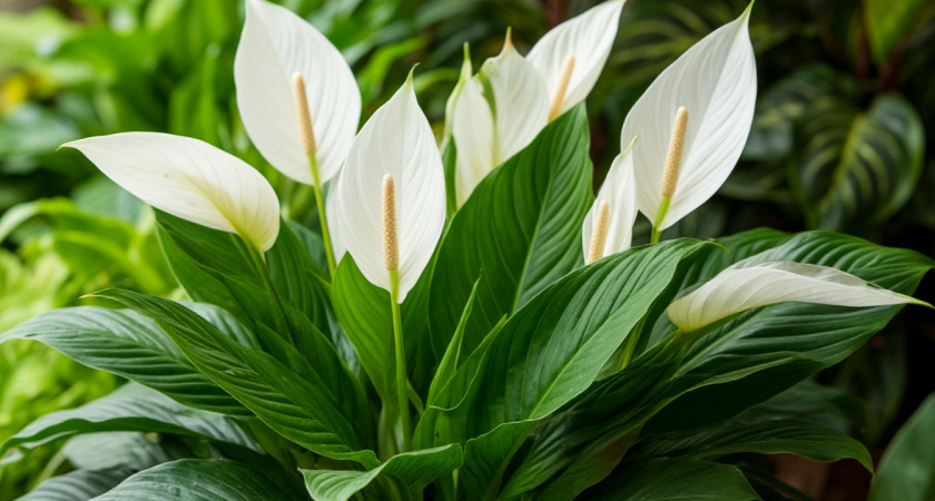 Спатифиллум стреляет бутонами без передышки — увлажняю по-хитрому, и капризуля цветёт 3 года без перерыва