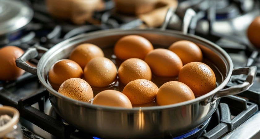 Оказывается, я неправильно варил яйца: узнал как, и теперь яйца после варки не лопаются, идеально чистятся - делюсь