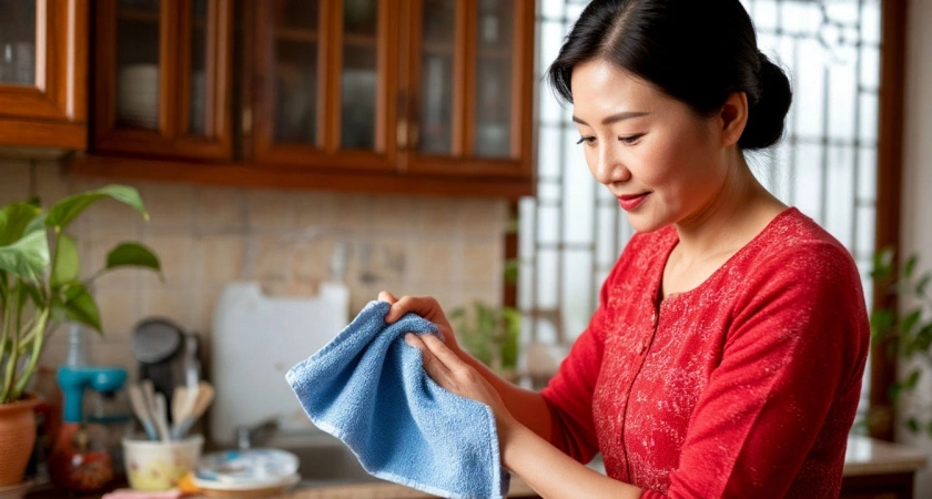 Китайские хозяйки протирают пыль только так: влажная тряпка даже не понадобится