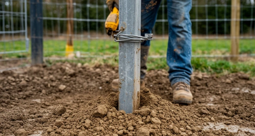 Бетон — прошлый век: 4 новых способа установки столбов, которые сэкономят вам кучу времени и денег