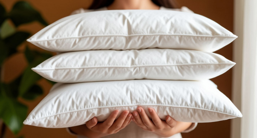 Распыляем и ждем 30 минут — желтые пятна с подушки сами исчезают: без стирки и химчистки