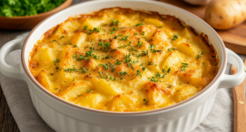 Вкуснейший ужин всего за 5 минут: этот рецепт картофельной запеканки гости будут вымаливать на коленях