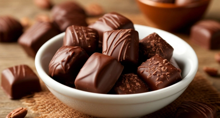 За этими мини-конфетками хожу только в "Пятерочку": очень шоколадные, очень милые и очень вкусные - плачу не больше 100 рублей