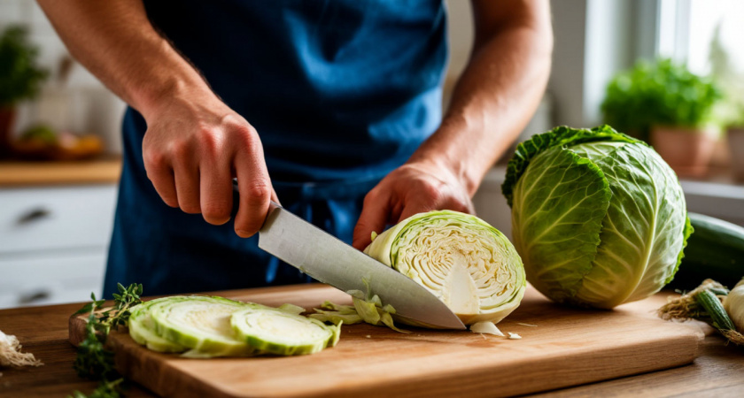 Как я мелко шинкую кочан капусты за 5 минут без помощи ножа, блендера и специальных приспособлений для шинковки капусты