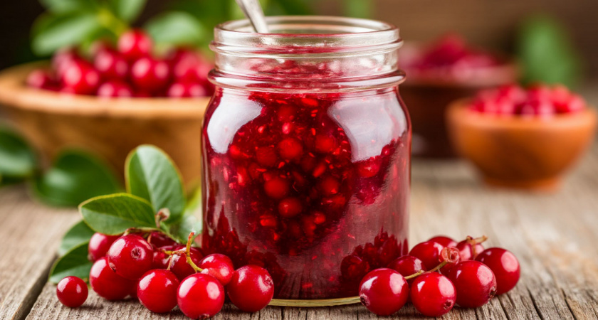 Брусничное варенье на зиму меньше чем за 30 минут: ягоды с витаминами уцелеют – варка не потребуется