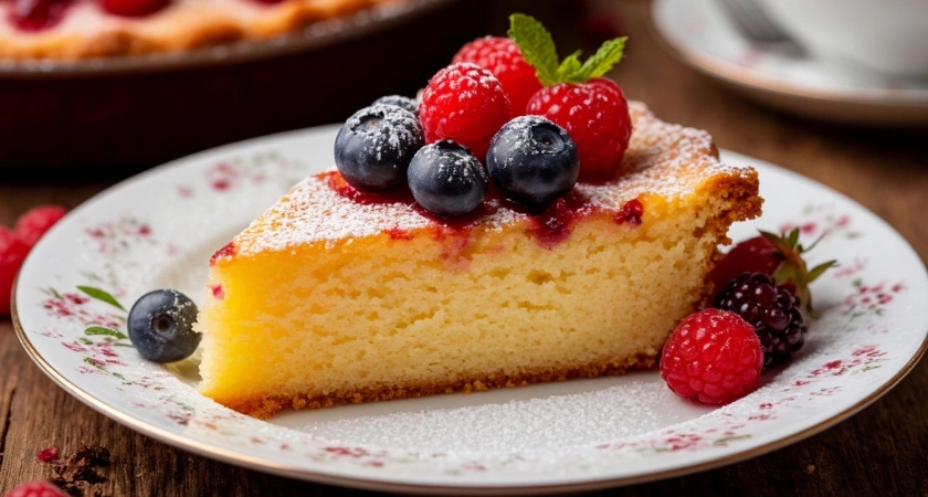 Не пирог, а упоительный восторг: 1 стакан кефира и горсть манки — все смешиваем и в духовку