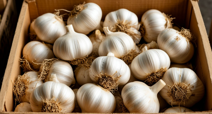 Обязательно солю чеснок осенью перед посадкой: головки размером с картошку — собираю рекордный урожай каждый год
