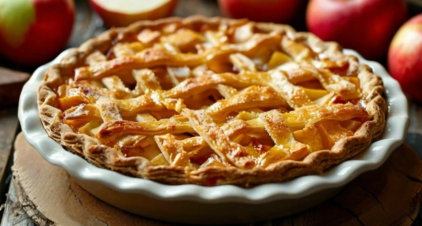 В США яблочный пирог готовят только так: получается удивительно сочным — намного вкуснее "Шарлотки"
