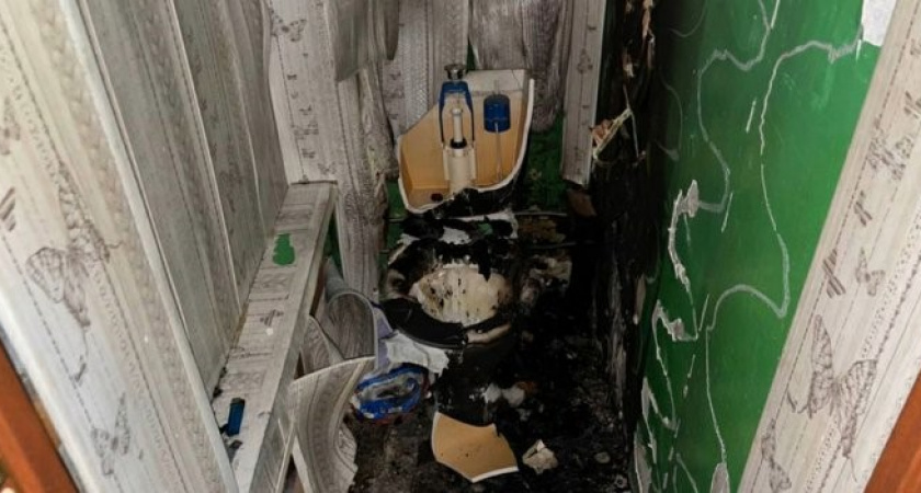 В Иркутской области шестилетний мальчик устроил пожар, играя с зажигалкой