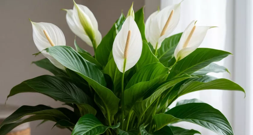 100 г в воду – и спатифиллум цветет краше невесты — оживут даже засохшие палки и молодые черенки