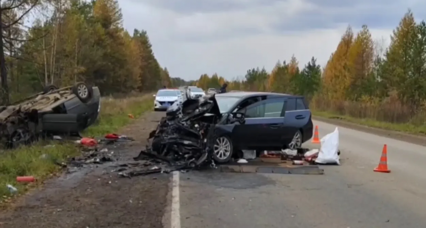 В Иркутской области на подъездной дороге столкнулись две иномарки