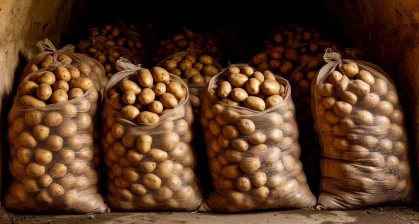 Не прорастёт даже в самом сыром погребе: кладу 1 веточку в ящики с картошкой — ни единого ростка до самой весны