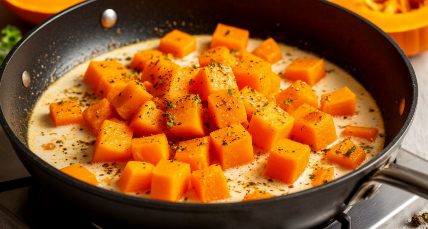 В сезон тыквы подсели всей семьей на эту вкуснотищу: теперь это мой лучший рецепт полезного блюда из тыквы - готовлю и на обед, и на ужин