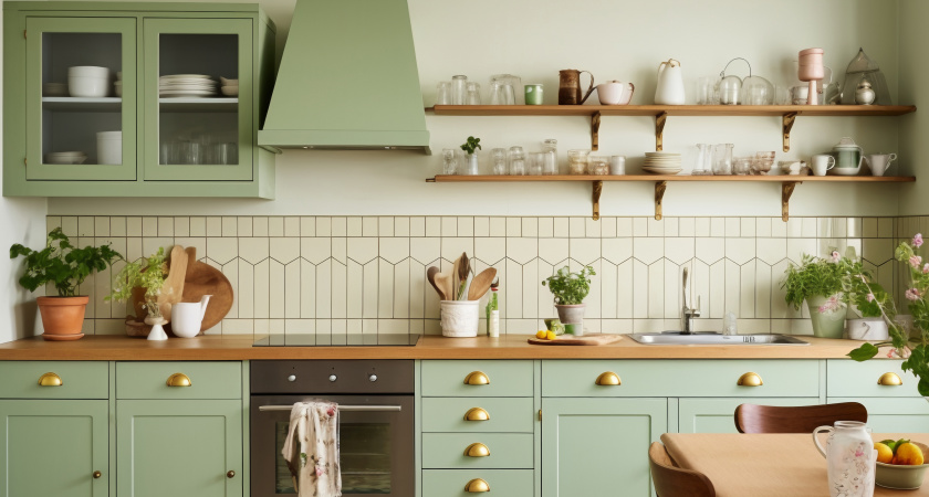 Пластиковый фартук на кухне — это «колхоз»: современные хозяйки клеят обои «по последнему писку» — есть нюанс